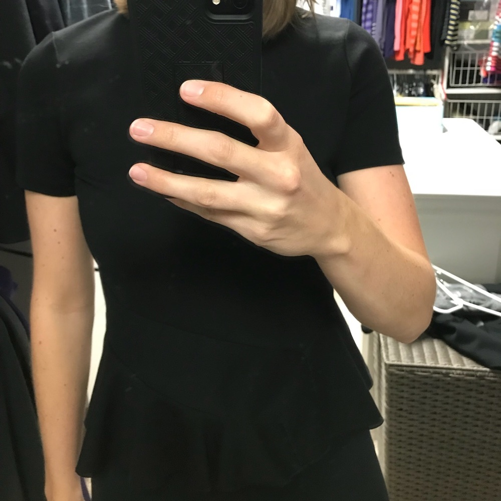 J. Crew peplum blouse
